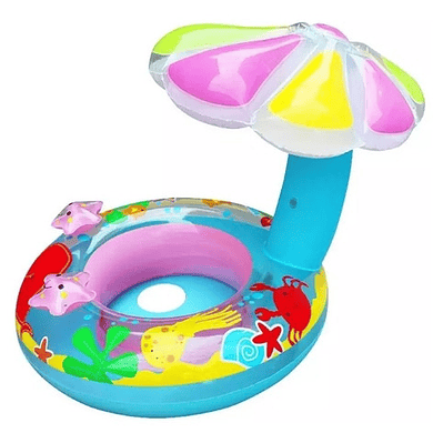Flotador Sombrilla Playa Piscina Bebé Verano 