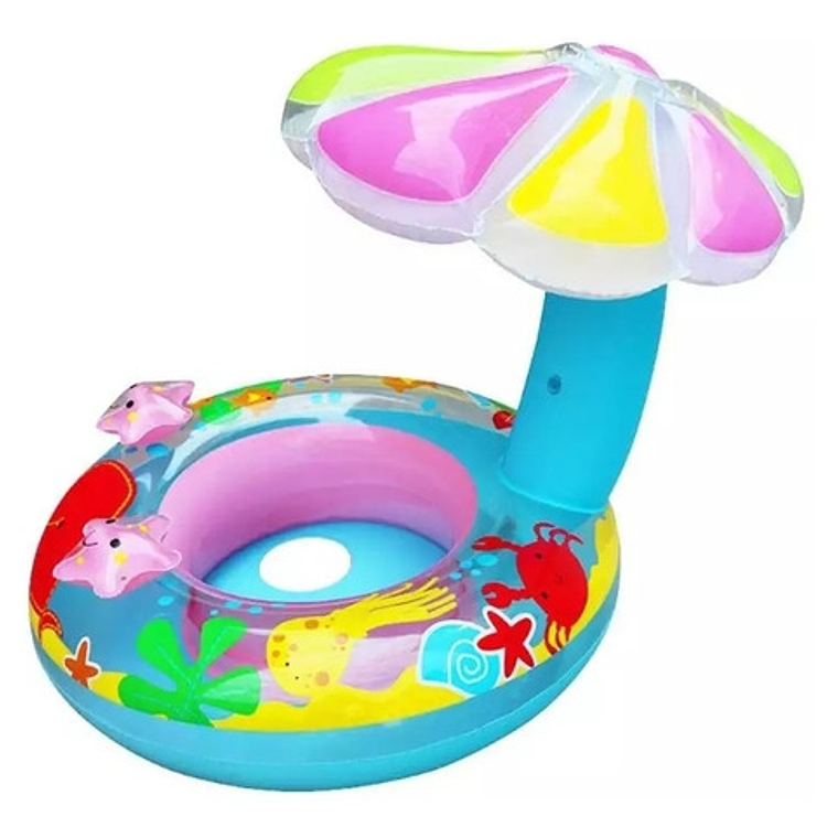 Flotador Sombrilla Playa Piscina Bebé Verano  1