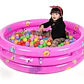Piscina Redonda Inflable Niños Anillos Colores  - Miniatura 3