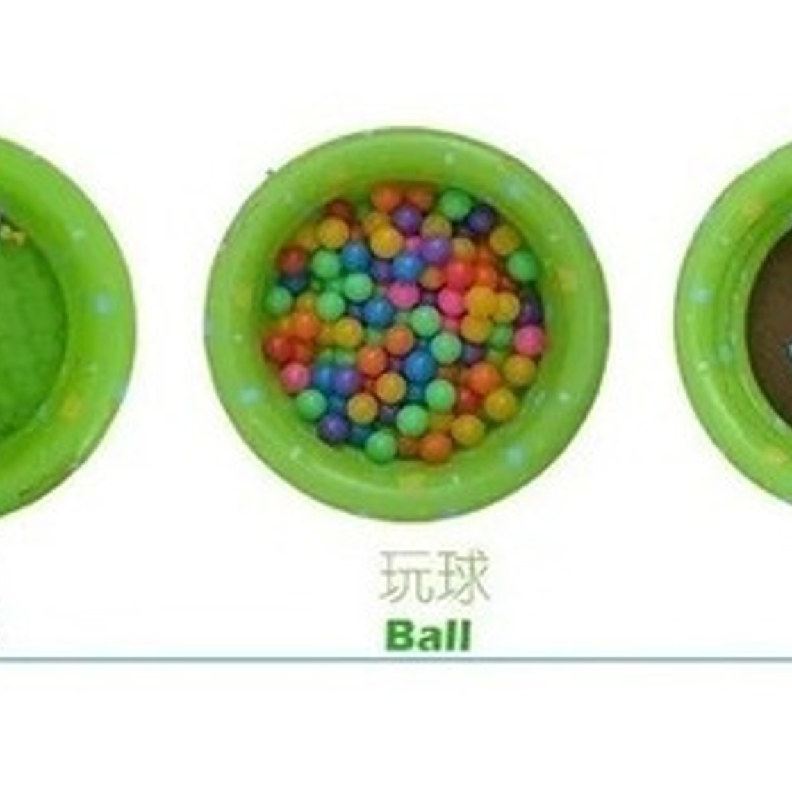 Piscina Redonda Inflable Niños Anillos Colores  11