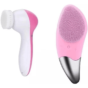 Spa Facial Mini Masajeador Elect + Cepillo Limpiador Facial