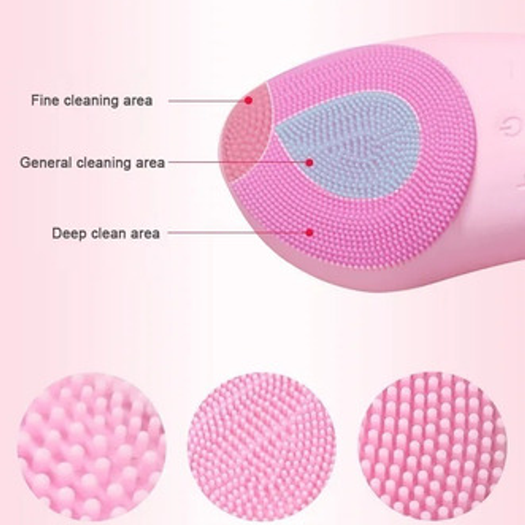 Spa Facial Mini Masajeador Elect + Cepillo Limpiador Facial 9