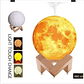 Humidificador Purificador Aire Lampara Luna 3d / Waos  - Miniatura 3