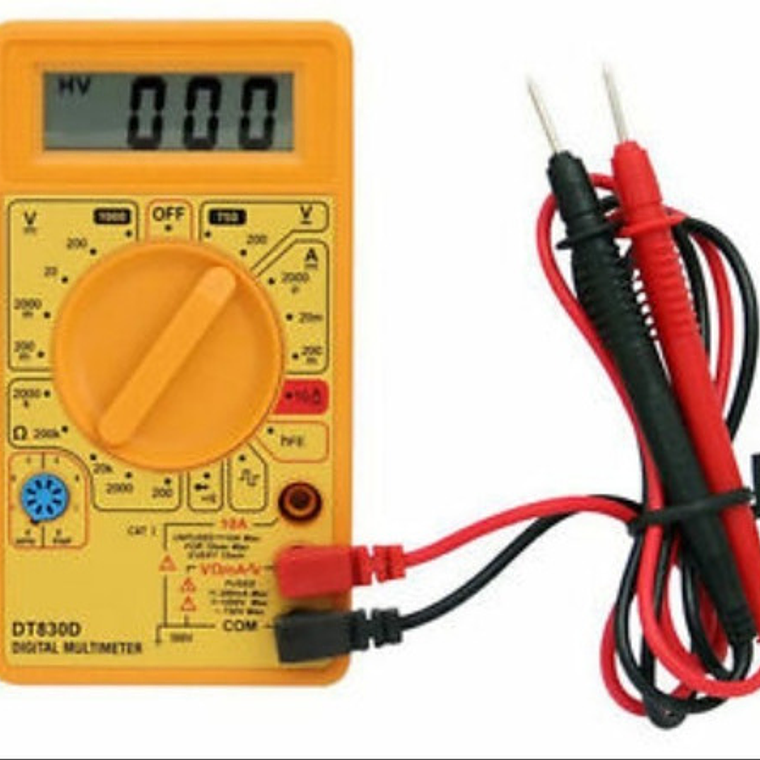 Multimetro Digital Ac/dc Voltímetro Amperímetro/ Waos 1