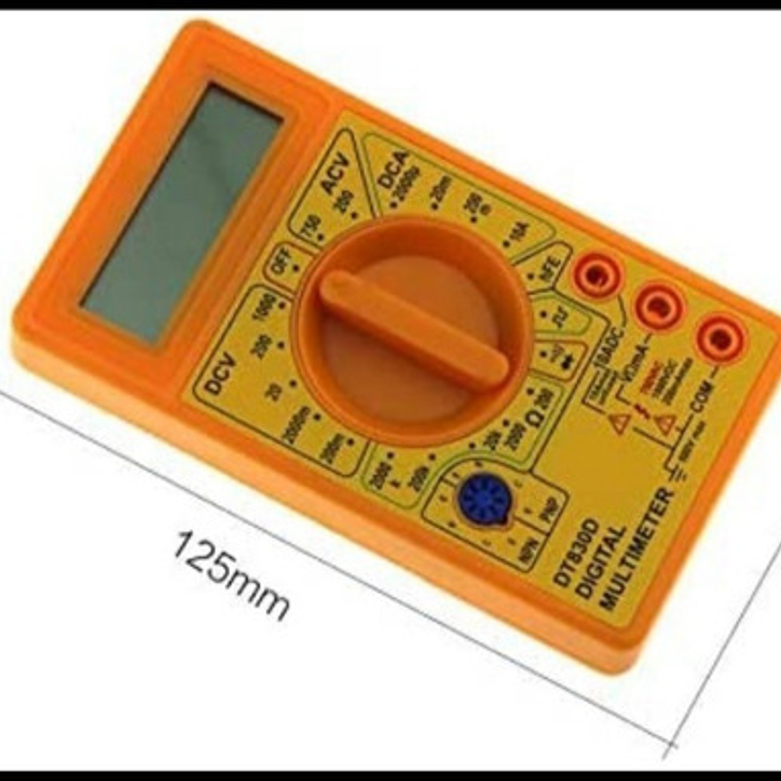 Multimetro Digital Ac/dc Voltímetro Amperímetro/ Waos 3