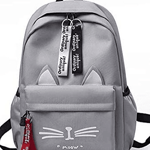 Mochila Mow Gatito Gris 