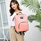 Bolso Mochila Multiusos Pañalera Rosa - Miniatura 2