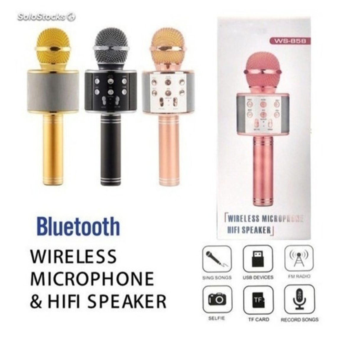 Microfono Parlante Karaoke Inalambrico Bluetooth  4