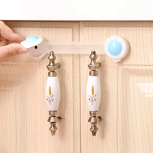 Pack 4 Seguros Traba Cajones Y Puertas Bebes 