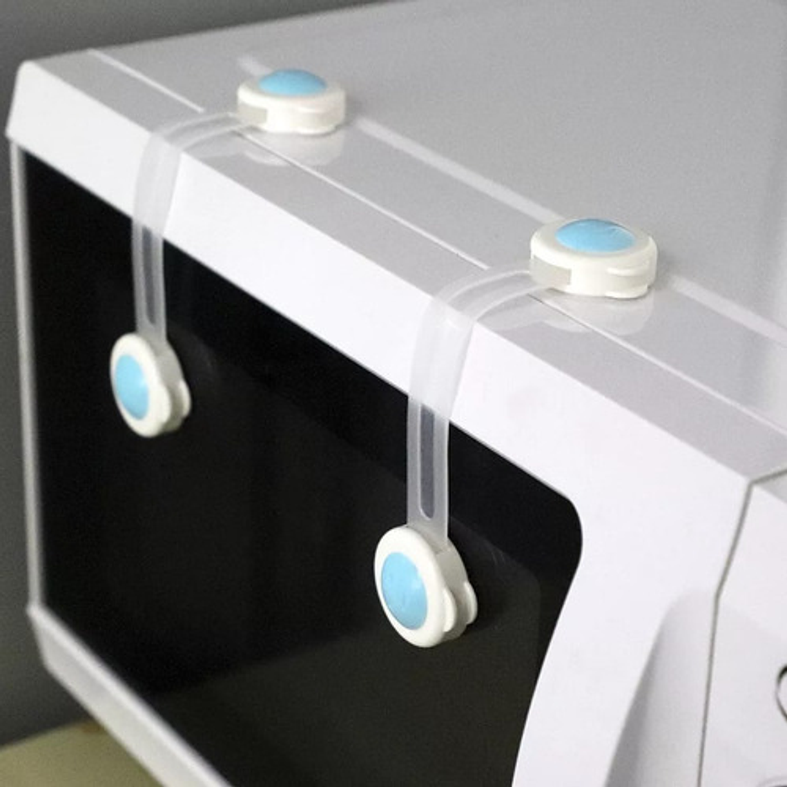 Pack 4 Seguros Traba Cajones Y Puertas Bebes  9