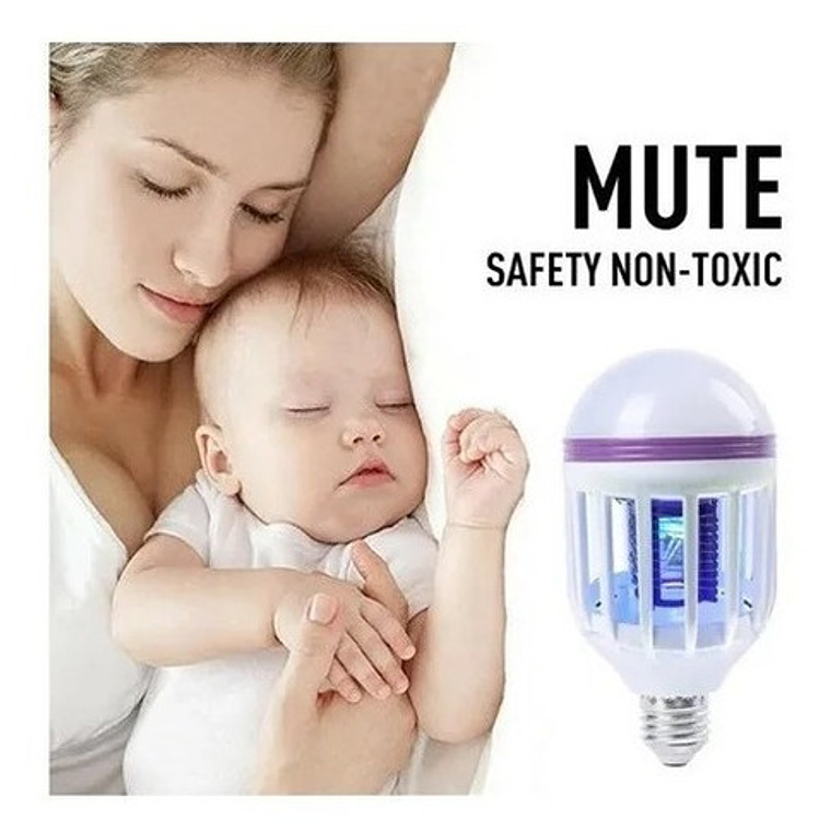 Pack 3 Ampolletas 2 E 1  Led Mata Moscas Mosquitos/waoscl 10