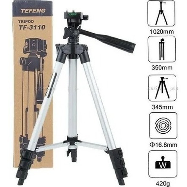 Trípode Cámara Celular Aluminio Youtube Tiktok / Waoscl 2