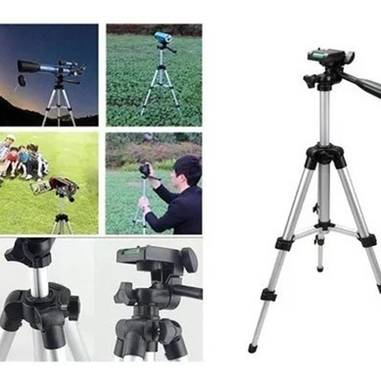 Trípode Cámara Celular Aluminio Youtube Tiktok / Waoscl 4