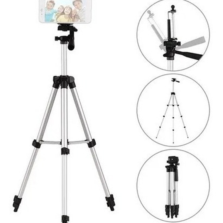 Trípode Cámara Celular Aluminio Youtube Tiktok / Waoscl 5