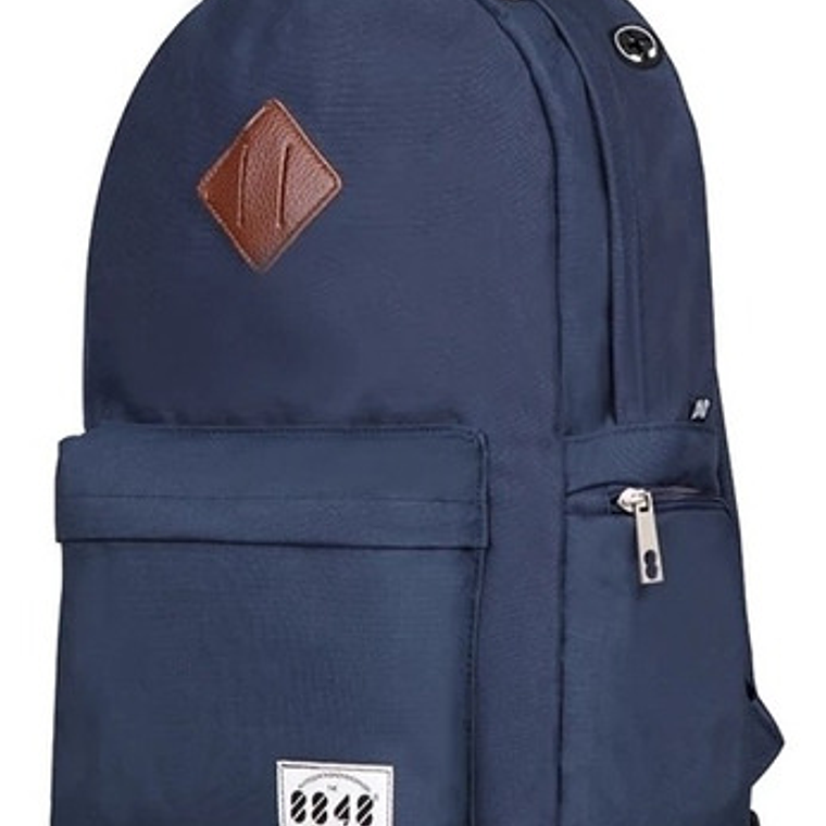 Mochila Bolso Unisex Multiusos Azul/waos 1