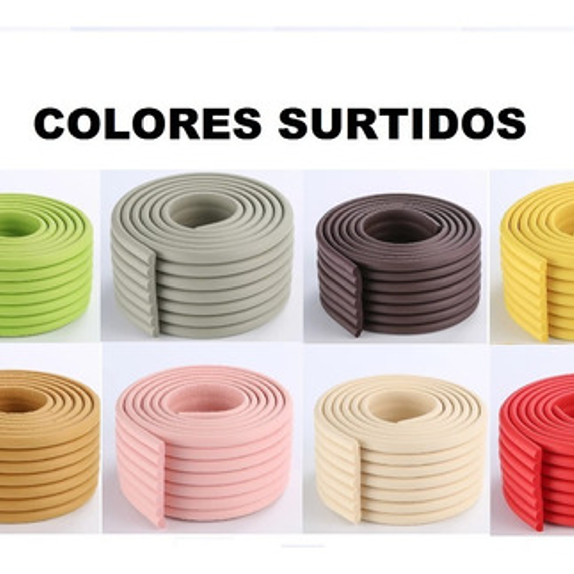 Kit Seguridad Protectores De Esquinas + Rollos Esquineros 2m 5