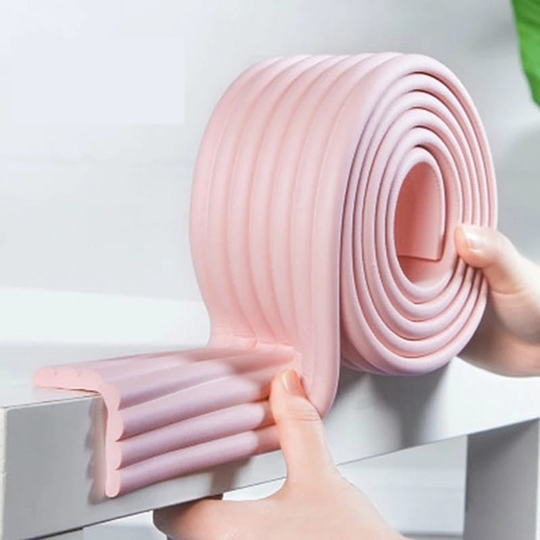 Kit Seguridad Protectores De Esquinas + Rollos Esquineros 2m 9