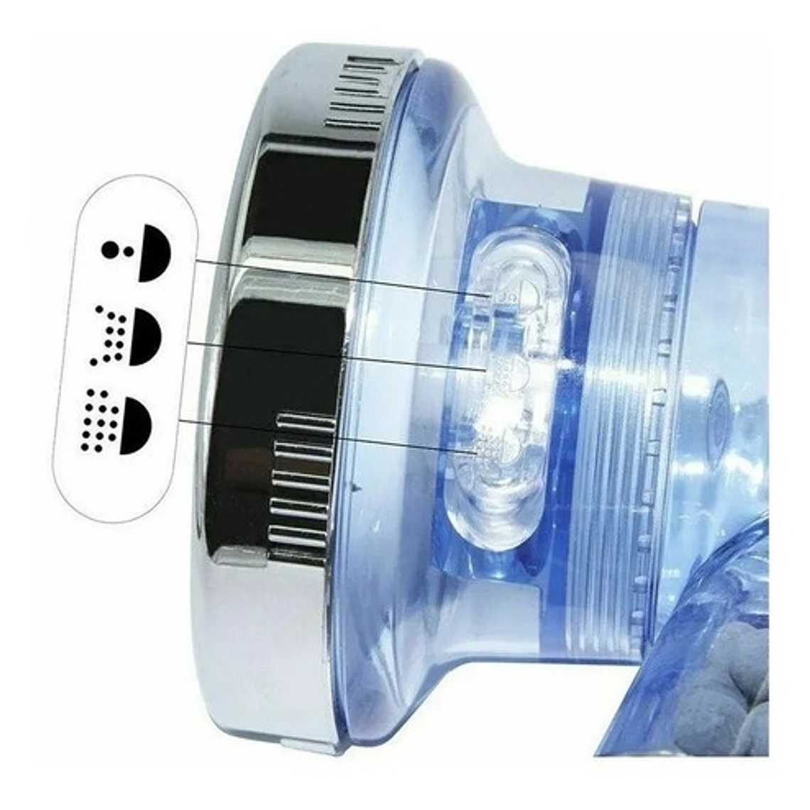  Eco Ducha Spa Cabezal Ducha Mango Ducha Telefono/ Waoscl 3