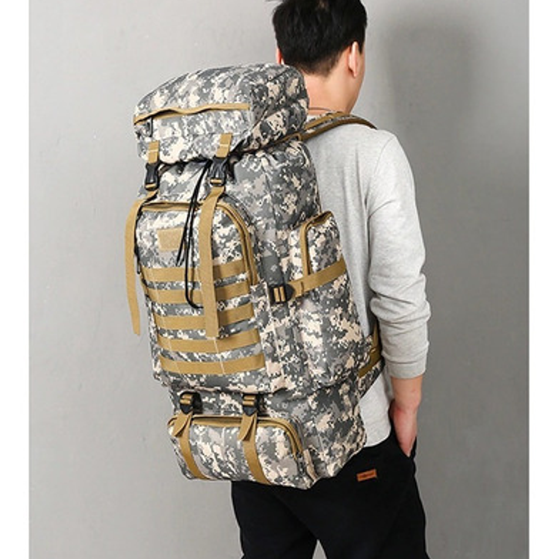 Mochila Camping Táctica 70litros Hombre Colores 1