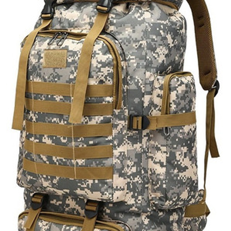 Mochila Camping Táctica 70litros Hombre Colores 2