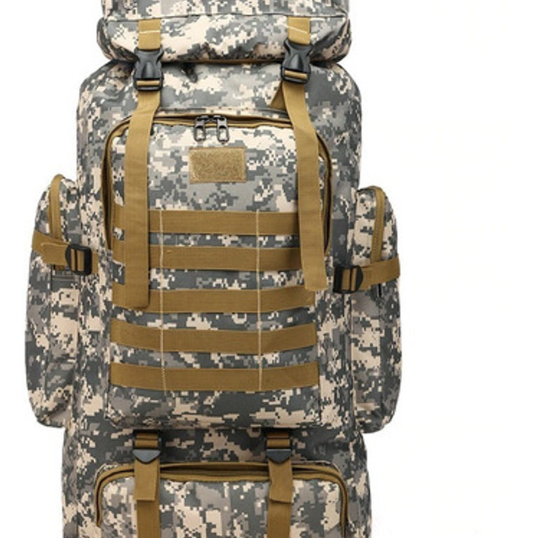 Mochila Camping Táctica 70litros Hombre Colores 5
