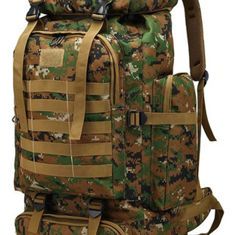 Mochila Camping Táctica 70litros Hombre Colores 6