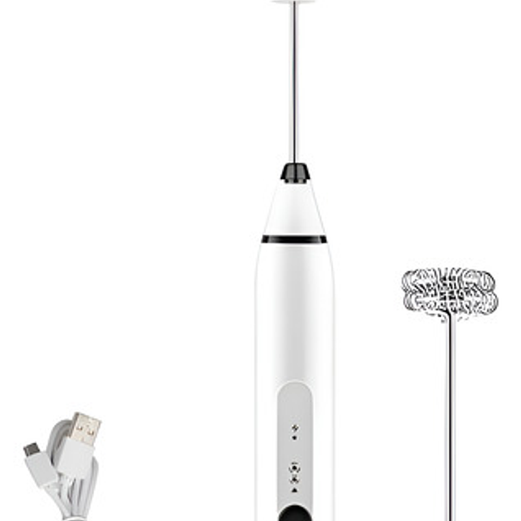 Batidor Café Mezclador Eléctrico Bebidas Recargable / Waos 1