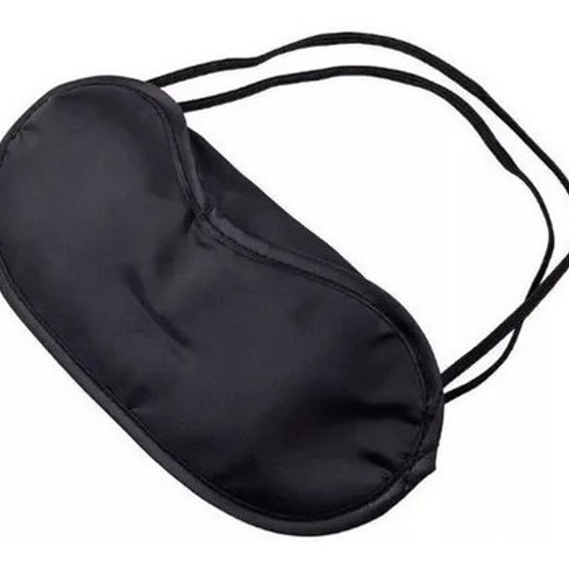 Antifaz Para Dormir Jia Nan Seda Negro Doble Elástico Descanso Mixta 2