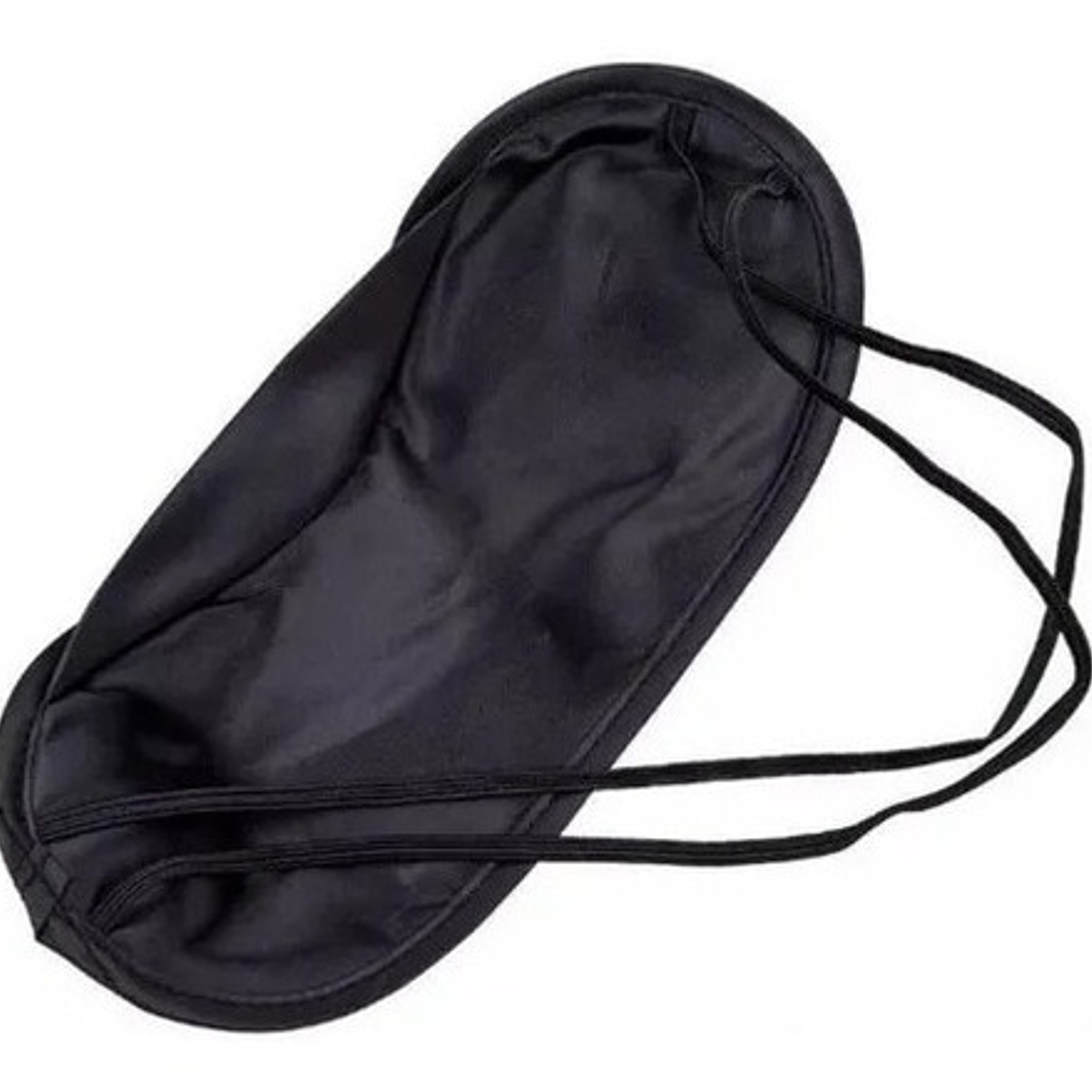 Antifaz Para Dormir Jia Nan Seda Negro Doble Elástico Descanso Mixta 3
