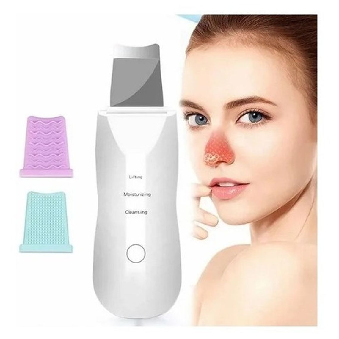 Limpiador Depurador Facial Ultrasónico Paleta/waoscl 1