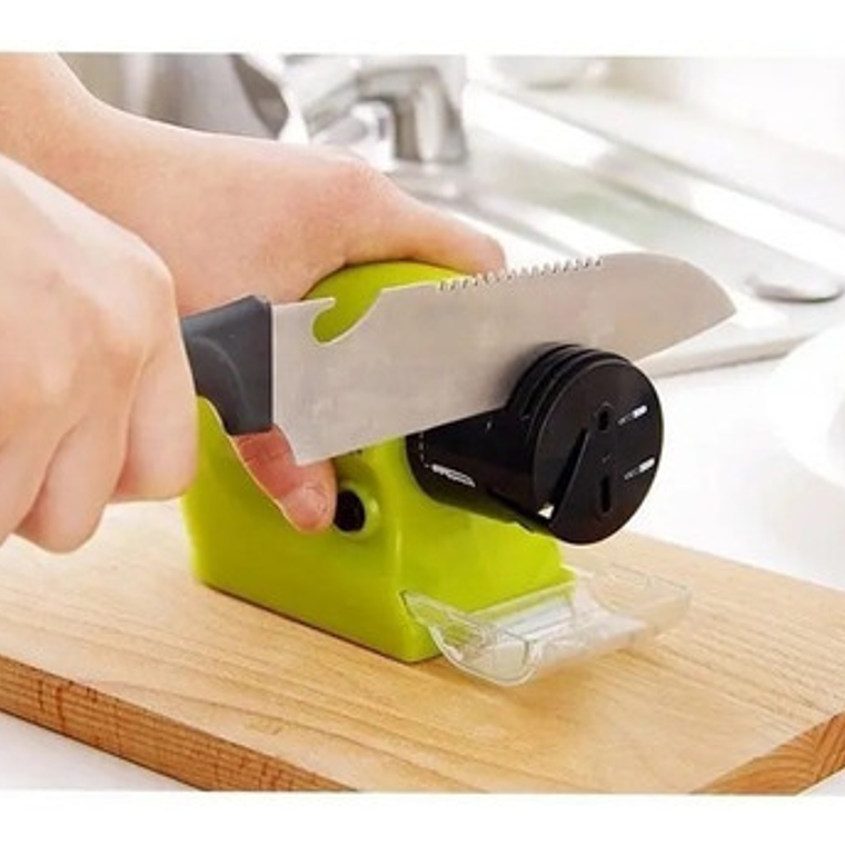 Afilador Cuchillos Tijeras Eléctrico A Pilas / Waoscl 6