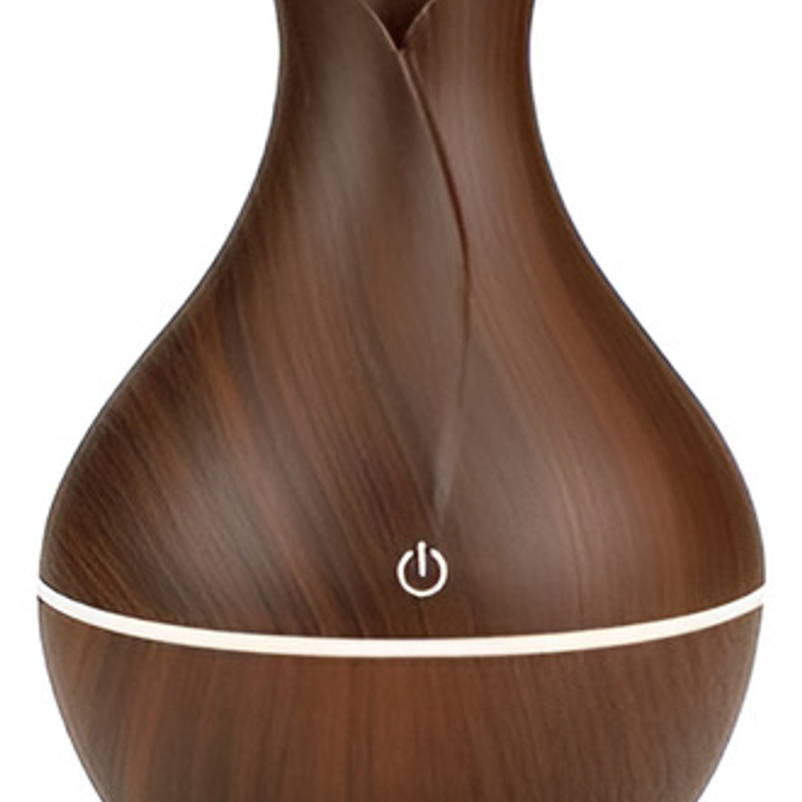 Humidificador Aire Difusor Madera Luz Color 6