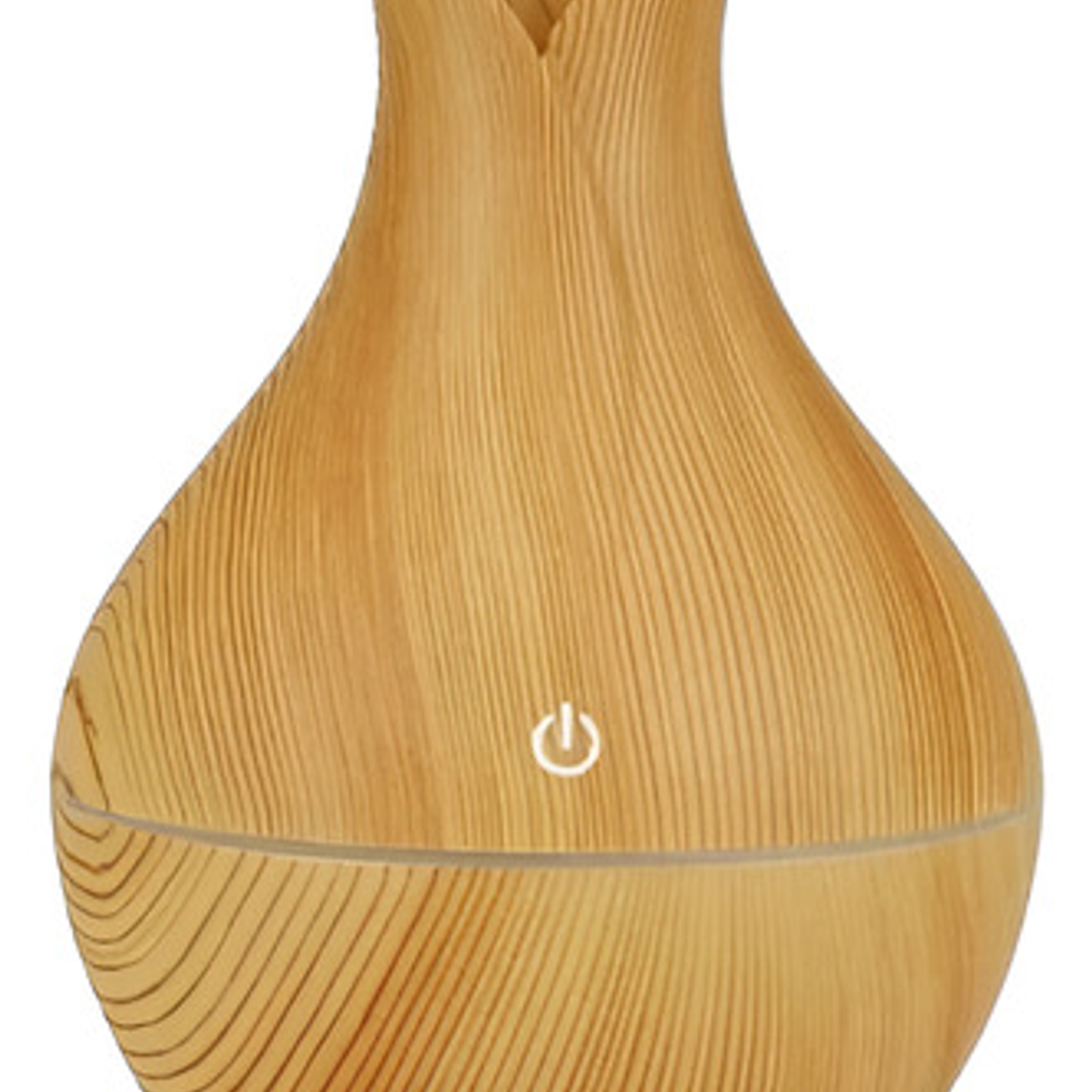 Humidificador Aire Difusor Madera Luz Color 8