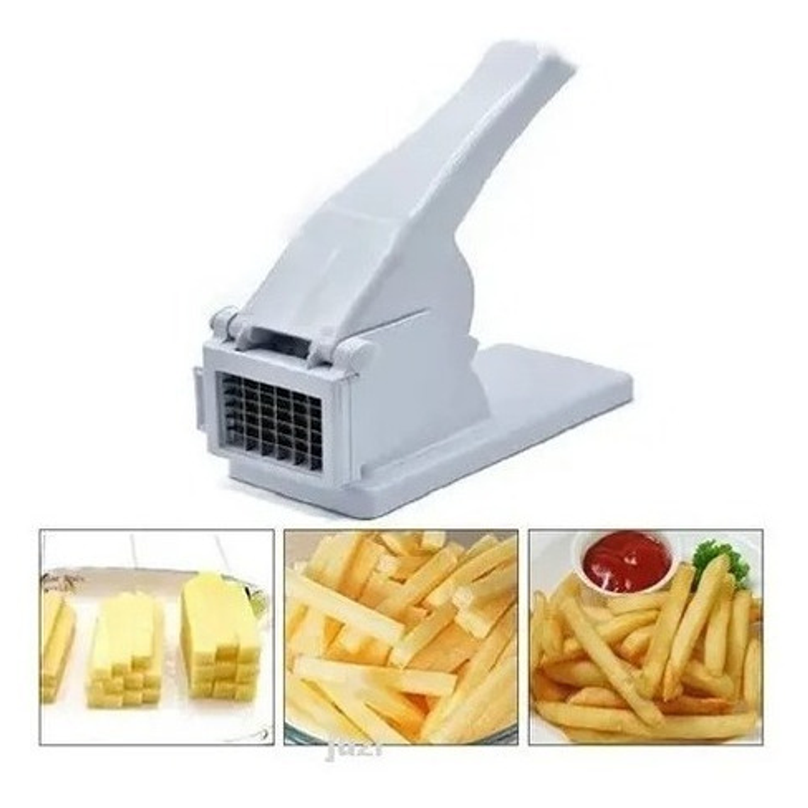 Cortador Picador De Papas Fritas Rebanador Verduras Maquina 1
