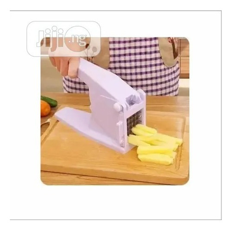 Cortador Picador De Papas Fritas Rebanador Verduras Maquina 4