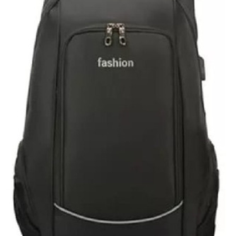 Bolso Mochila Antirrobo Candado Seguridad Viajes Negro 9