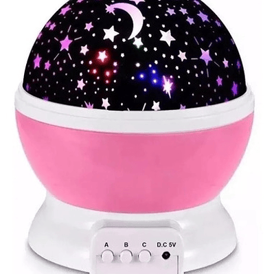 Luz Proyectora De Estrells Recargable Star Master Cuco Color Morado