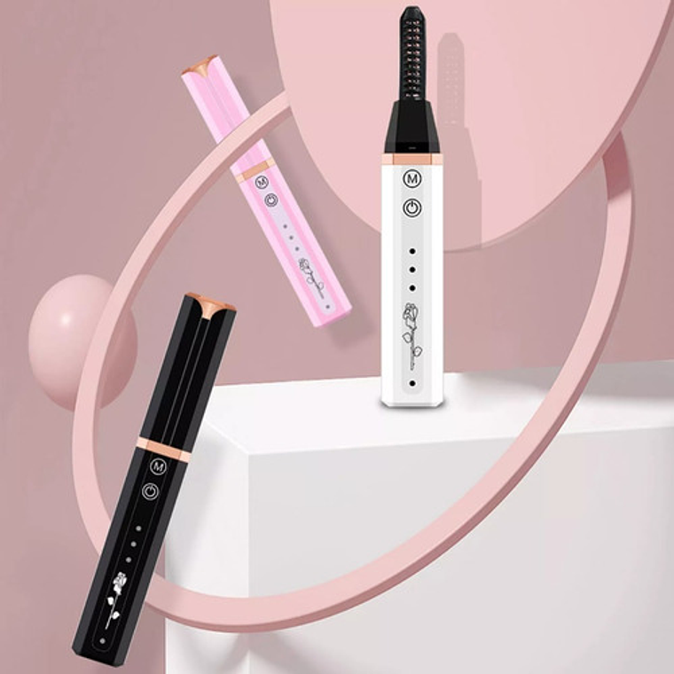 Encrespador Rizador De Pestañas Eléctrico Recargable Usb 10