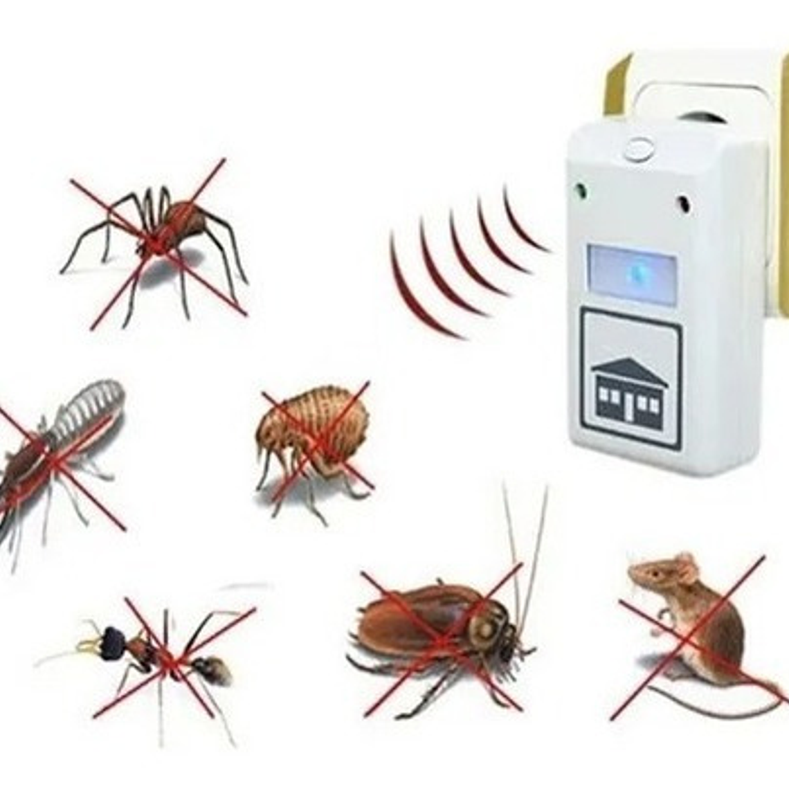 Repelente Ultrasonido De Ratones Insectos/ Waoscl 2