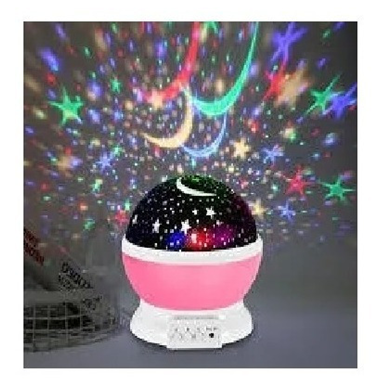 Lámpara Niños  Noche Espantacucos Proyector Estrellas/waoscl 3