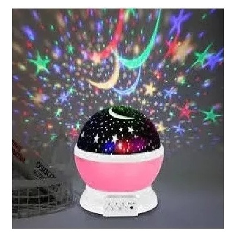 Lámpara Niños  Noche Espantacucos Proyector Estrellas/waoscl 5