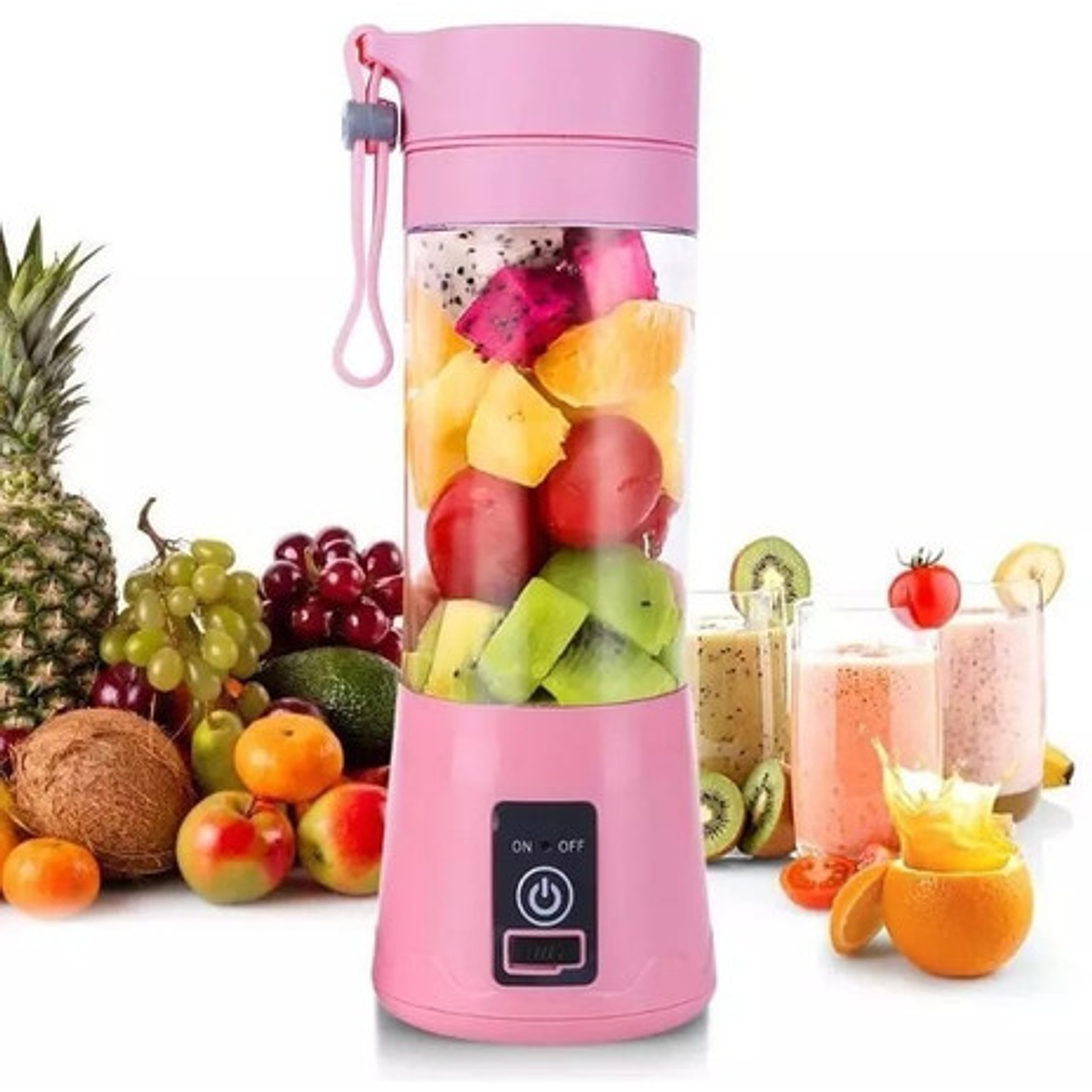 Batidora Licuadora Juguera Portatil Usb Recargable Batidos 6