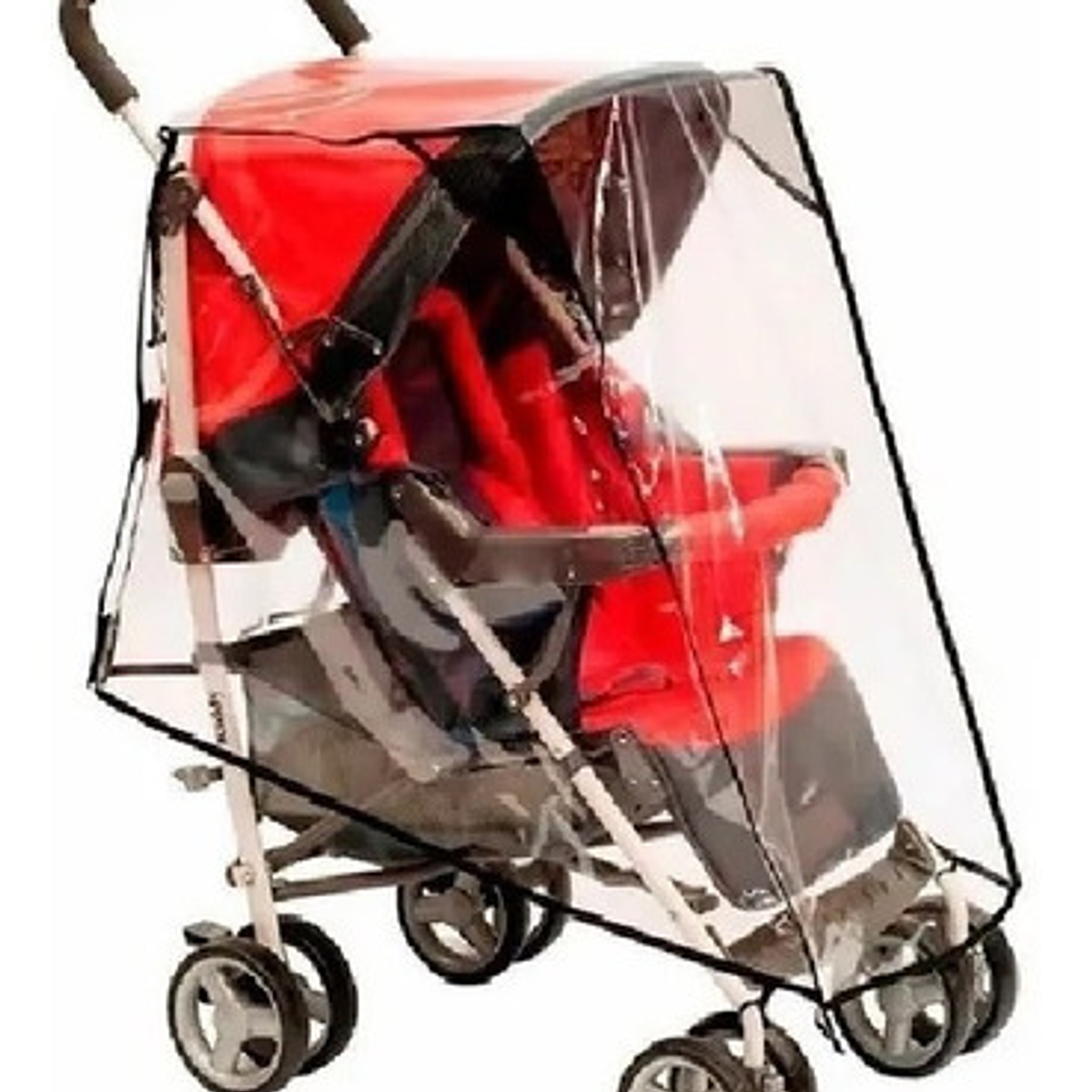 Cobertor Funda Cubre Coche Bebe Transparente Universal 3