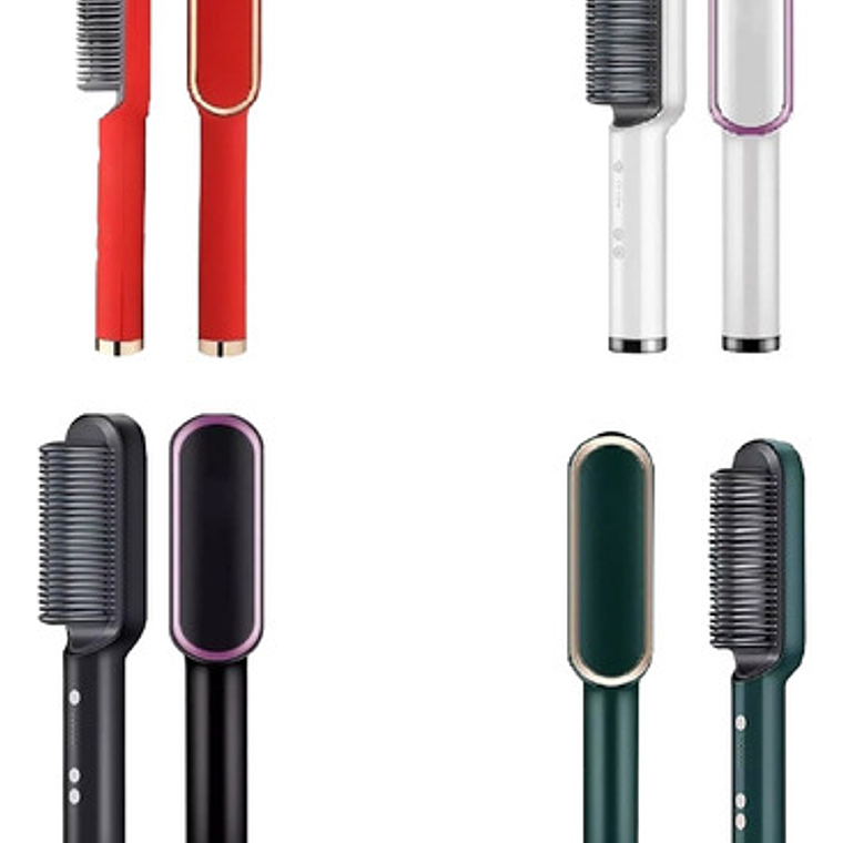 Plancha Cepillo Alisador Pelo Eléctrico / Waoscl 3