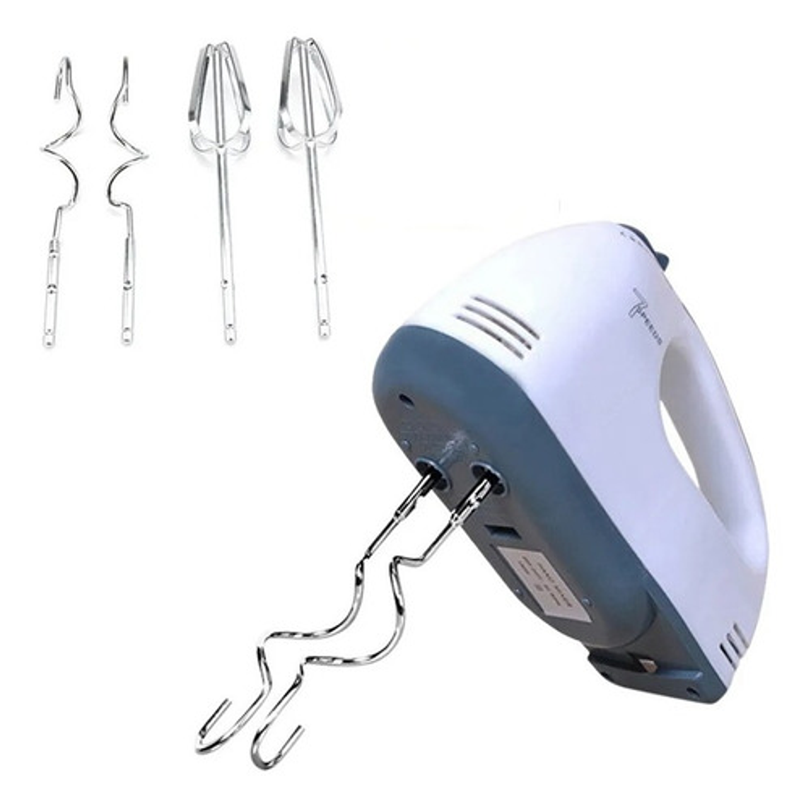 Batidora De Mano Sokany 133 7 Velocidades 180w Blanca Blanco 5