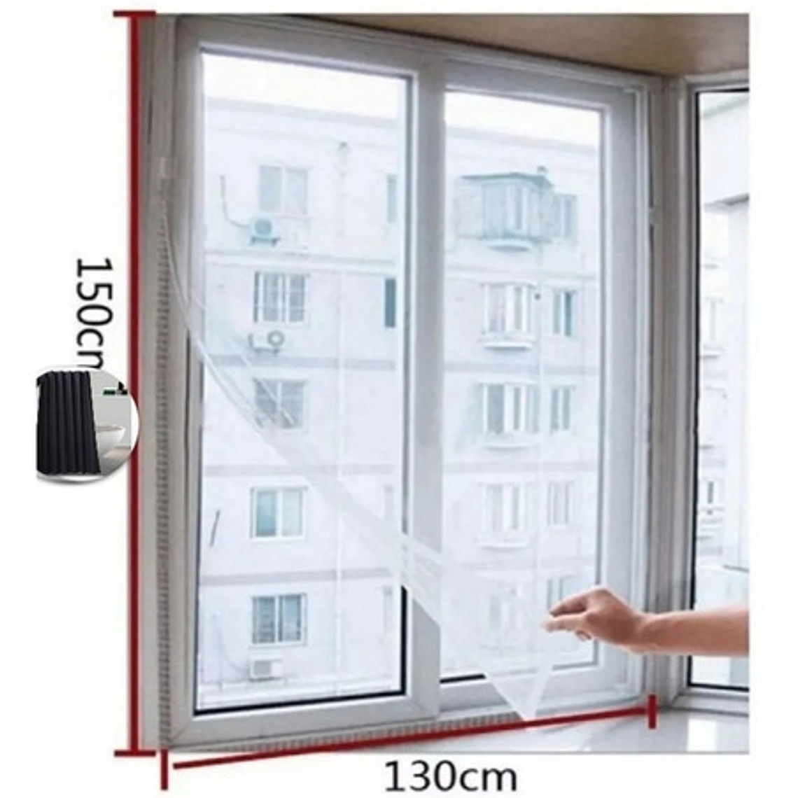 Pack 2 Malla Mosquitera Ventana Mosquitos Moscas/ Waoscl 2