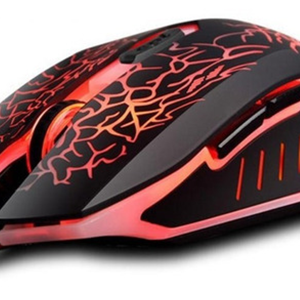 Mouse Gamer De Juego Inalámbrico Recargable Free Wolf X8 Black 2
