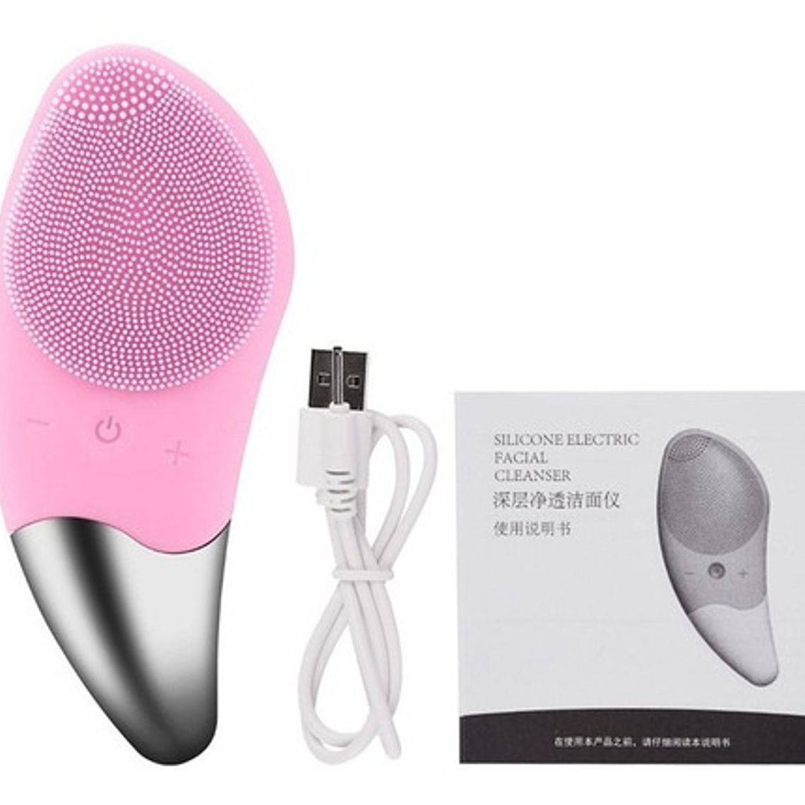 Limpiador Facial Eléctrico Masajeador Exfoliante / Waoscl 2