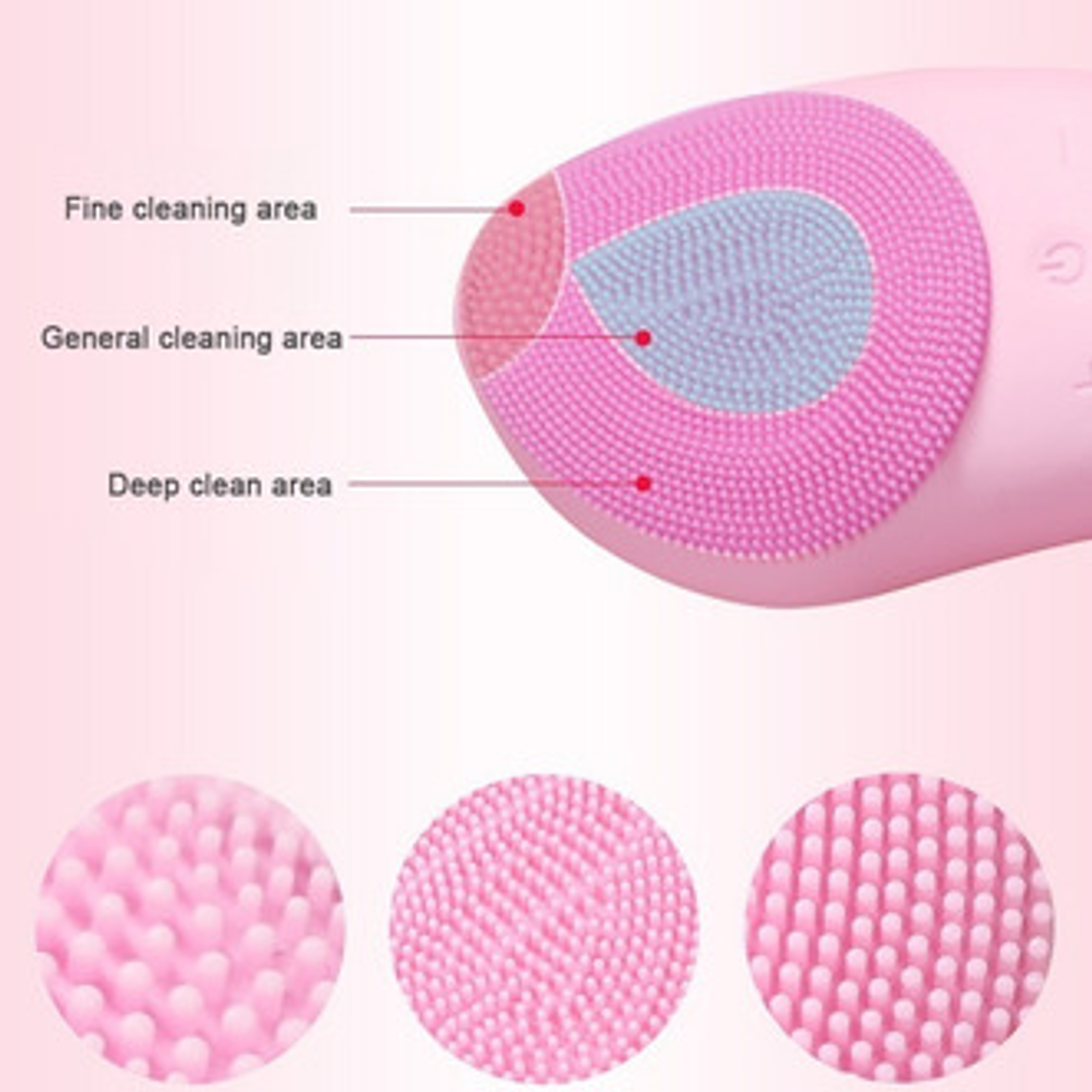 Limpiador Facial Eléctrico Masajeador Exfoliante / Waoscl 5