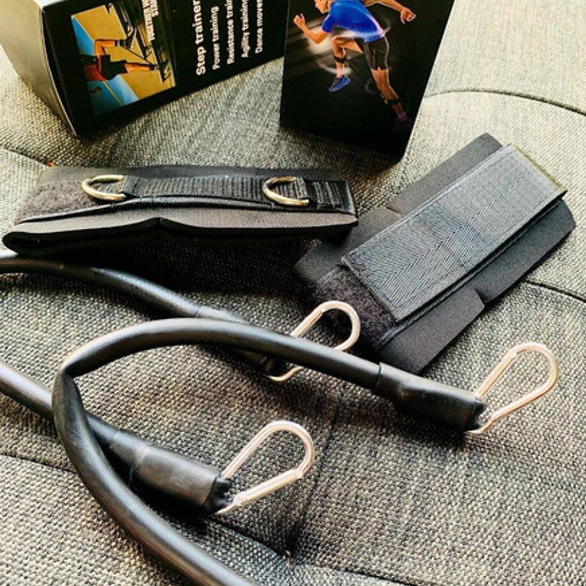 Banda Resistencia Tobillo Step Trainer 40 Libras Para Fitness Gym 2